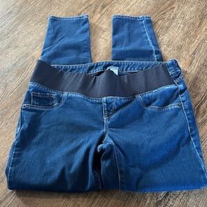 Maternity Old Navy Women's Dark Blue Jeggings